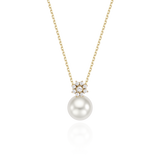 Fresh Water Pearl Dahlia Necklace NTRS4096