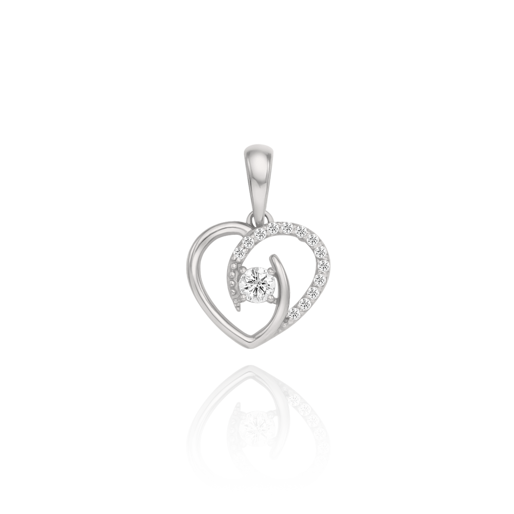 Overlap heart Pendant PTRM4061