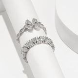 [DIA-Lab] [Dazzling] Flora Faircut Eternity Ring RLKM4089L