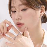 [DIA-Lab] [Dazzling] Flora Faircut Eternity Ring RLKM4089L