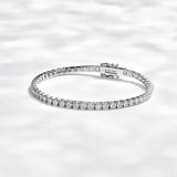 [miniDIAMOND] 14K 0.1ct Tennis Bracelet BAAM4006L