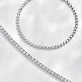 [miniDIAMOND] 14K 0.1ct Tennis Bracelet BAAM4006L