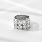 [DIA-0.5ct] Half Bridge Ring  RJUM4079L