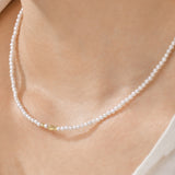 Fish Pearl bead Necklace NNOM4001