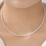 Fish Pearl bead Necklace NNOM4001