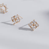 Square Shield Earrings ENOM4192