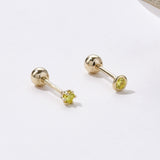 [DIA] 6 Prong Setting Yellow Piercing ENOM4215L