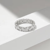 [DIA-Lab] [Dazzling] Flora Faircut Eternity Ring RLKM4089L