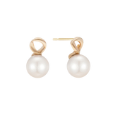 Round Line Pearl Earrings EMSM4943