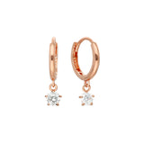 Basic Cubic Hoop Earrings ECPM4140