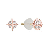 Bloom Round Stud Earrings ECOM4383