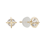 Bloom Round Stud Earrings ECOM4383