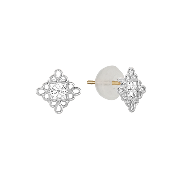 Shine Square Stud Earrings ETRM4148