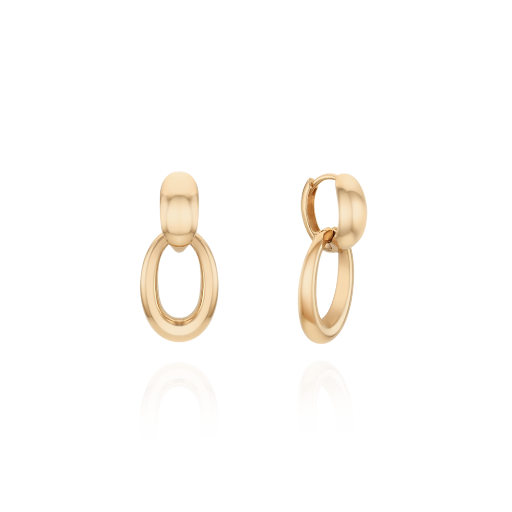 DLUXCA 10mm Tiny Gold Hoops, Small Dainty Hoops, Dainty Earrings,Huggie Earrings, Small Hoops, Mini Hoops Gold,Gold Hoops, Minimalist Earring Q-238