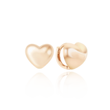 Basic Heart Hoop Earrings EMSS4816