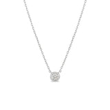 [Platinum] Basic Diamond Necklace 0.1ct NAAS5005D