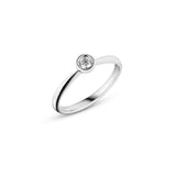 [Platinum] Basic Diamond Ring 0.1ct RAAS5005D