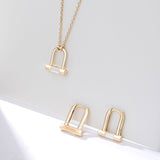 Noi Arch White Necklace NLKS4184