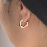 Hollow Medium Hoop Earrings ERIM4077