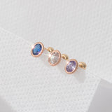 Iliha Lavender Oval Piercing EONM4159