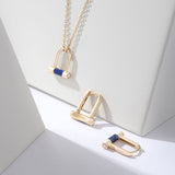 Noi Arch Blue Necklace NLKS4182