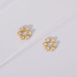 Le Angle Ball Stud Earrings EAMM0565