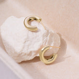 Hollow Medium Hoop Earrings ERIM4077