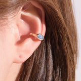 Indelie Oval Ear Cuff EJUM4059