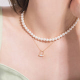 Noi Arch White Necklace NLKS4184