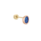 Iliha Blue Oval Piercing EONM4160
