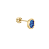 Iliha Blue Oval Piercing EONM4160
