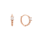 Bold Chain Delphi Huggie Hoops ETRM4347