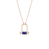 Noi Arch Blue Necklace NLKS4182